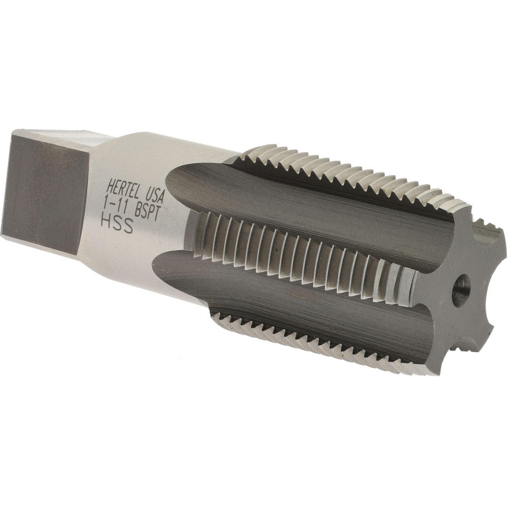 Hertel R867359-S British Standard Pipe Tap 1-11 BSPT, Bottoming Chamfer, 5 Flute