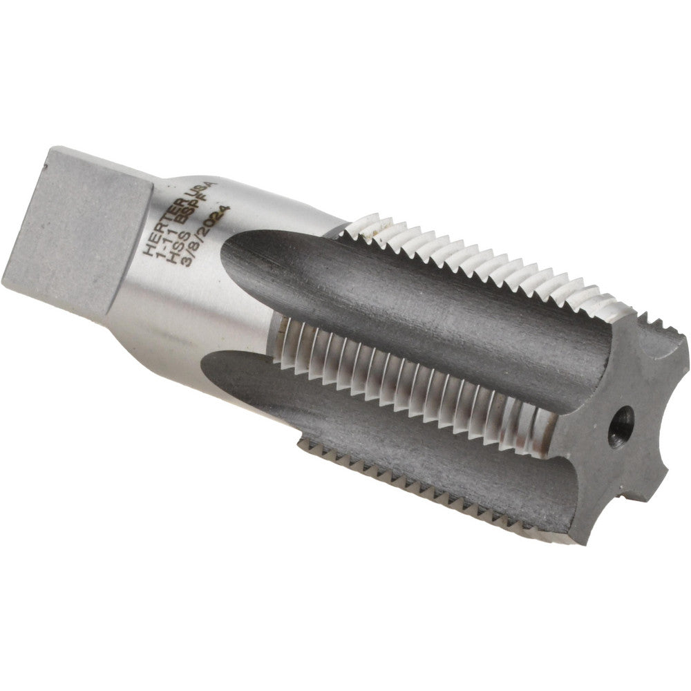 Hertel R867371-S British Standard Pipe Tap 1-11 G(BSP), Plug Chamfer, 5 Flute