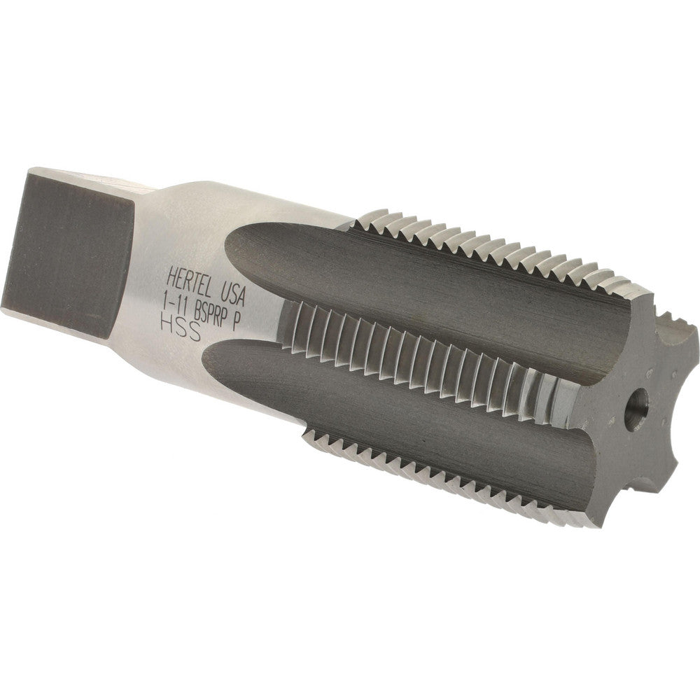Hertel R867377-S British Standard Pipe Tap 1-11 RP(BSPRP), Plug Chamfer, 5 Flute