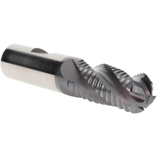 Hertel 88245444 Roughing End Mill 3/4" Dia, 4 Flute, Coarse Pitch, Single End, Cobalt