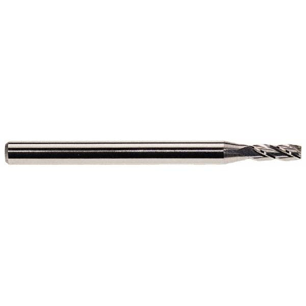 Accupro 14797112 Square End Mill 3/64'' Dia, 0.15'' LOC, 1/8'' Shank Dia, 1-1/2'' OAL, 2 Flutes, Solid Carbide