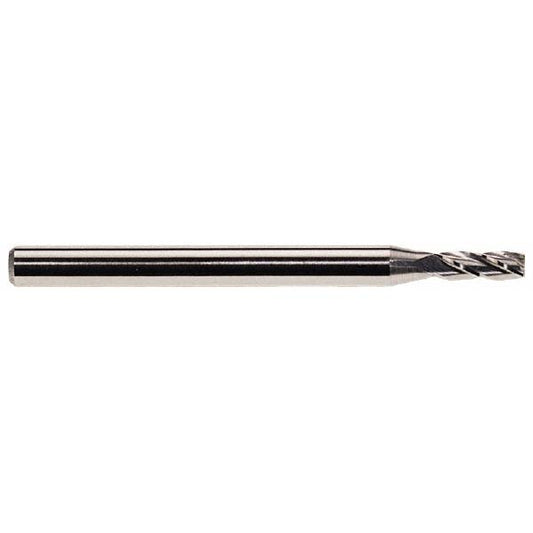 Accupro 14797112 Square End Mill 3/64'' Dia, 0.15'' LOC, 1/8'' Shank Dia, 1-1/2'' OAL, 2 Flutes, Solid Carbide