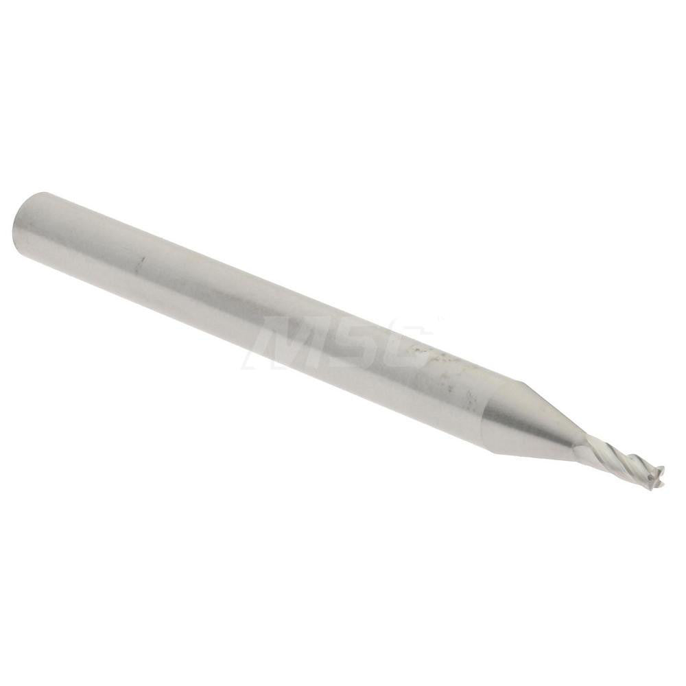 Hertel 88245733 Square End Mill 0.0469" Dia, 0.1250" LOC, 4 Flute, Solid Carbide