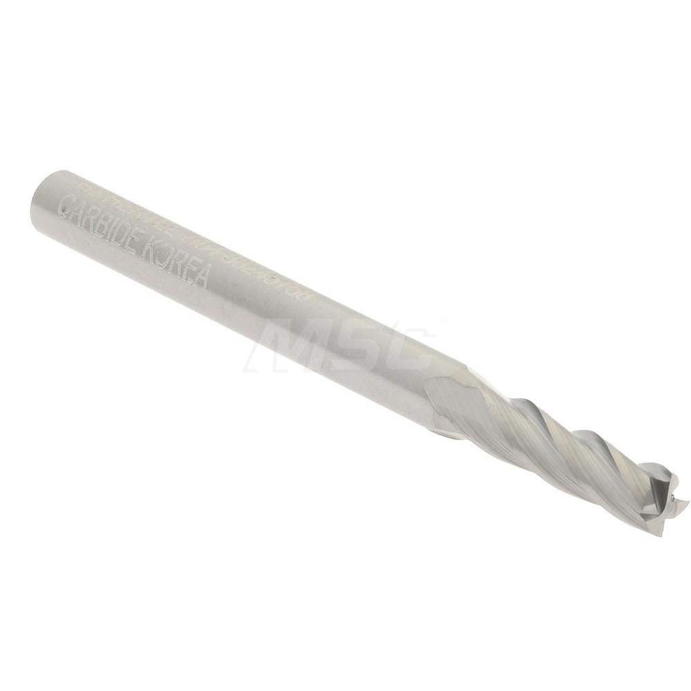 Hertel 88245758 Square End Mill 7/64" Dia, 3/8" LOC, 4 Flute, Solid Carbide