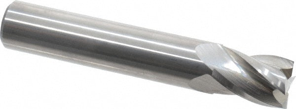 Hertel 88245915 Square End Mill 7/16" Dia, 5/8" LOC, 4 Flute, Solid Carbide