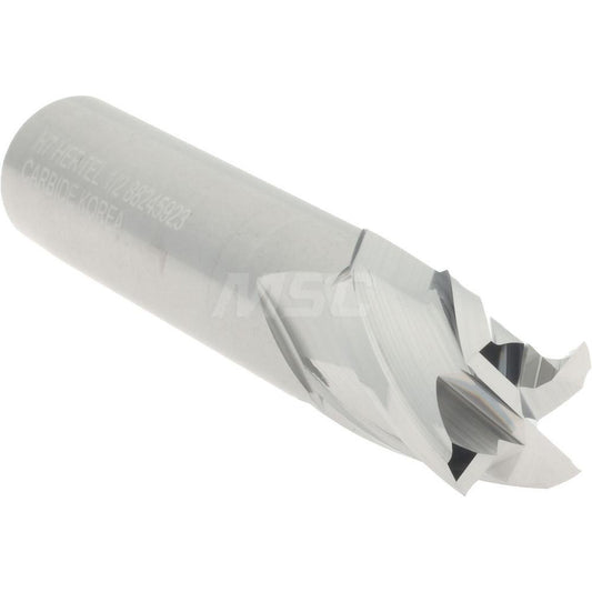 Hertel 88245923 Square End Mill 1/2" Dia, 5/8" LOC, 4 Flute, Solid Carbide