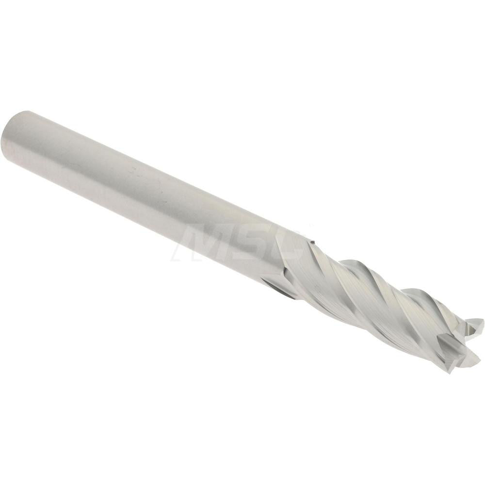 Hertel 88246020 Square End Mill 3/16" Dia, 5/8" LOC, 4 Flute, Solid Carbide