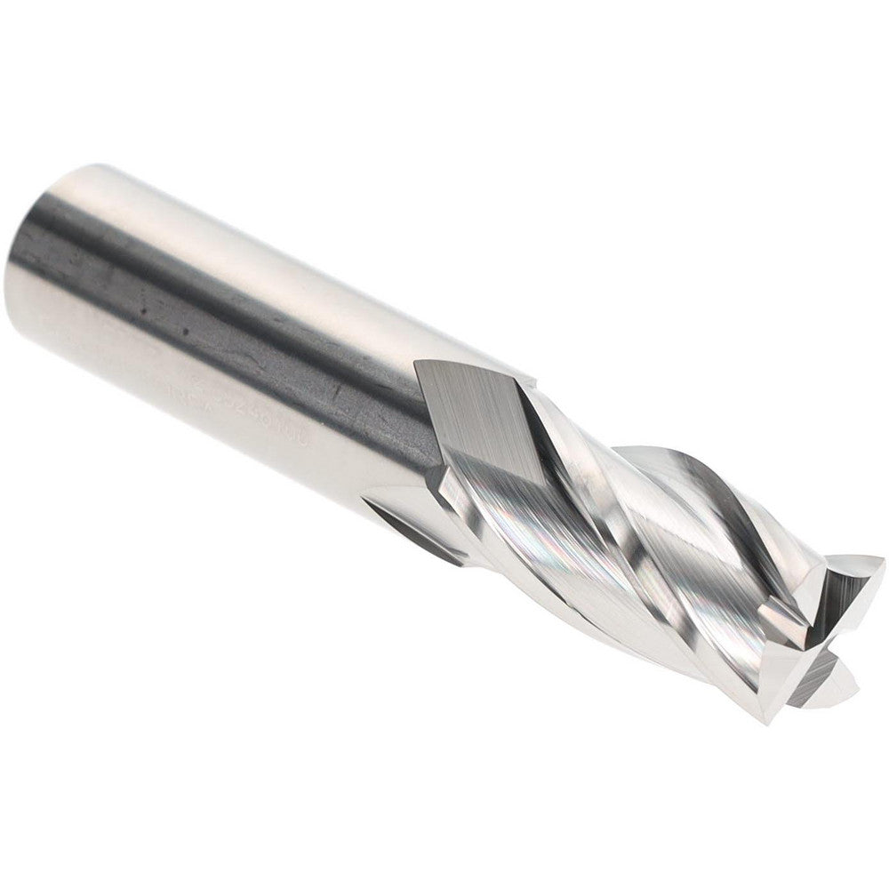 Hertel 88246160 Square End Mill 1/2" Dia, 1" LOC, 4 Flute, Solid Carbide