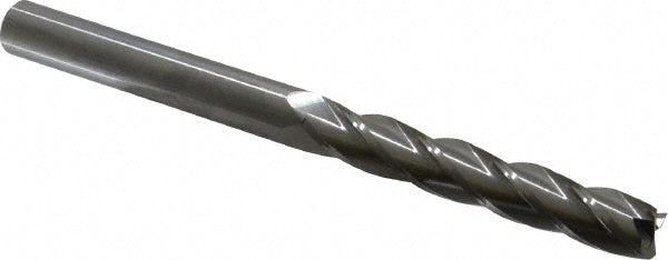 Hertel 88246186 Square End Mill 1/2" Dia, 3" LOC, 4 Flute, Solid Carbide