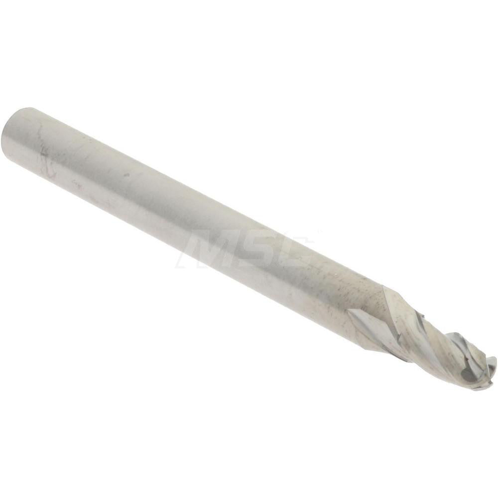 Hertel E599924515 Ball End Mill 3/32" Dia, 3/16" LOC, 4 Flute, Solid Carbide