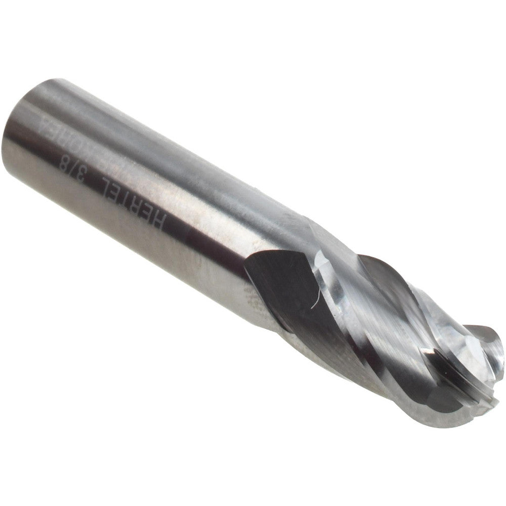 Hertel E599924530 Ball End Mill 3/8" Dia, 5/8" LOC, 4 Flute, Solid Carbide