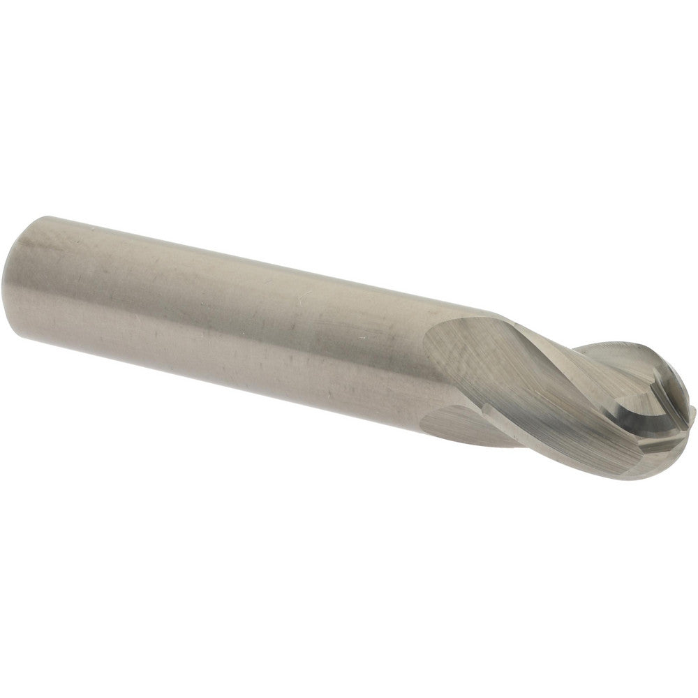 Hertel E599924531 Ball End Mill 7/16" Dia, 5/8" LOC, 4 Flute, Solid Carbide