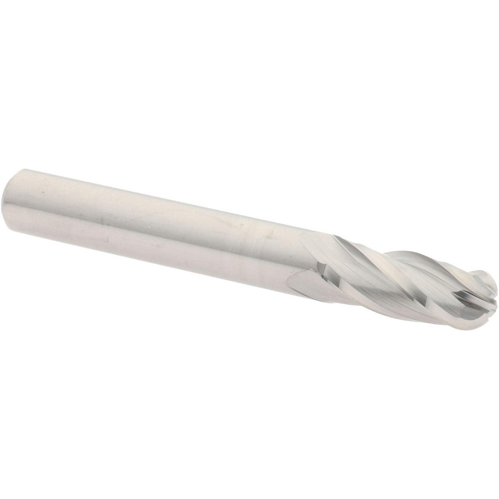 Hertel E599924529 Ball End Mill 5/16" Dia, 3/4" LOC, 4 Flute, Solid Carbide