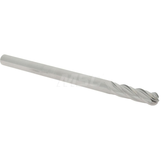 Hertel E5062902 Ball End Mill 3/8" Dia, 1-1/2" LOC, 4 Flute, Solid Carbide