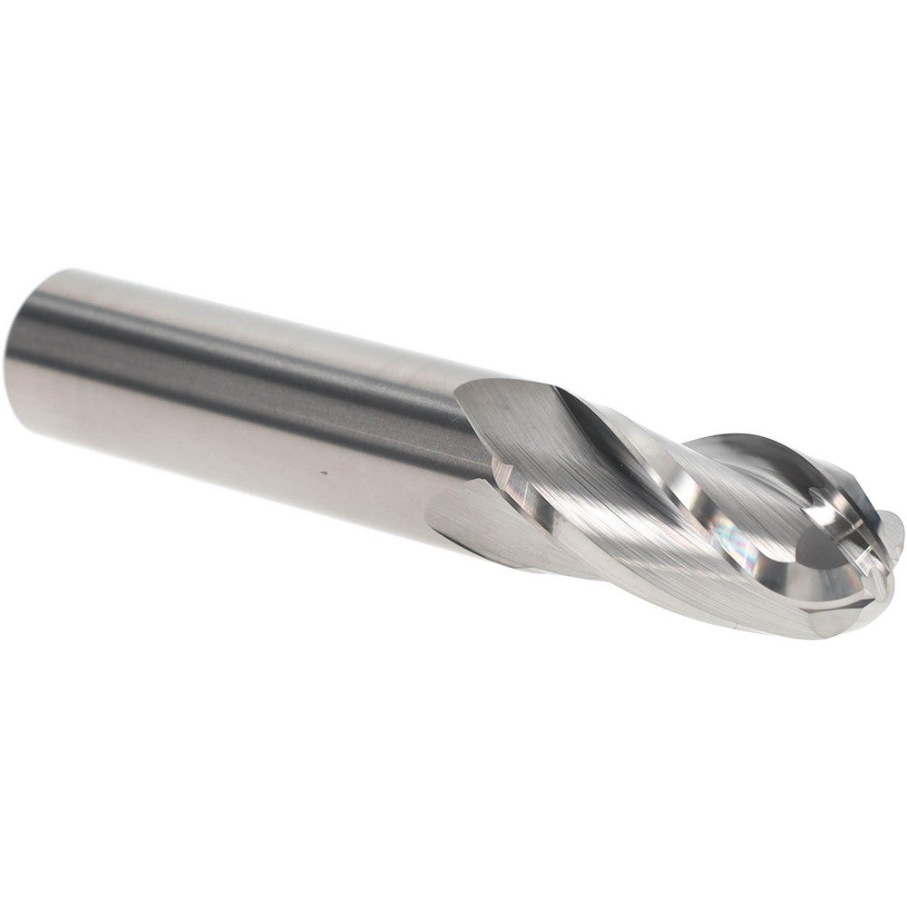 Hertel E5250040 Ball End Mill 5/8" Dia, 1-1/4" LOC, 4 Flute, Solid Carbide