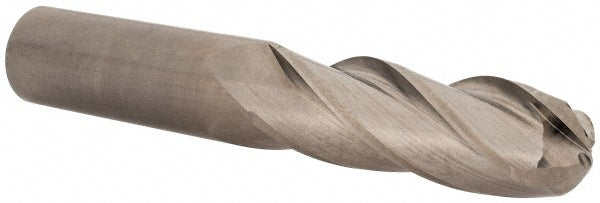 Hertel E5062064 Ball End Mill 1" Dia, 3" LOC, 4 Flute, Solid Carbide