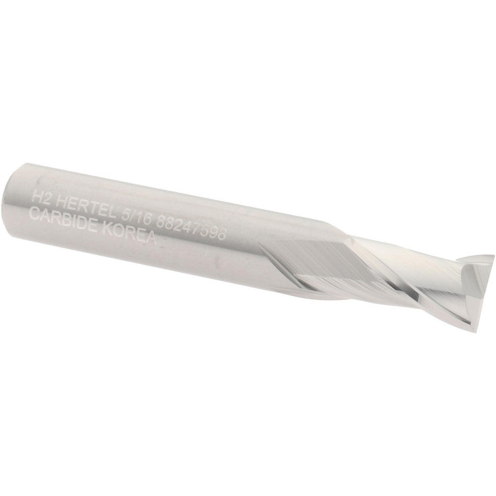 Hertel 88247598 Square End Mill 5/16" Dia, 1/2" LOC, 2 Flute, Solid Carbide
