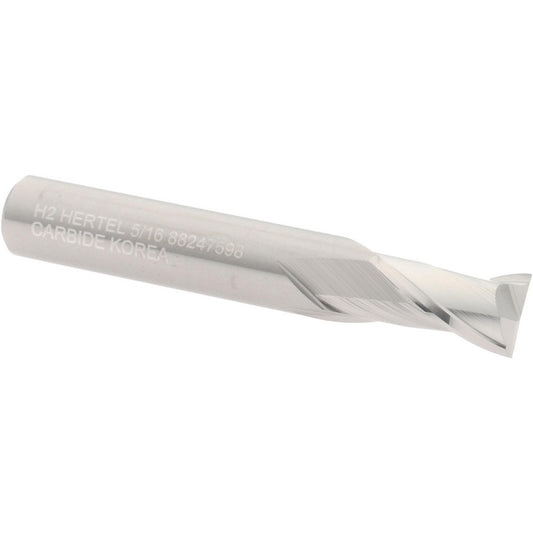 Hertel 88247598 Square End Mill 5/16" Dia, 1/2" LOC, 2 Flute, Solid Carbide