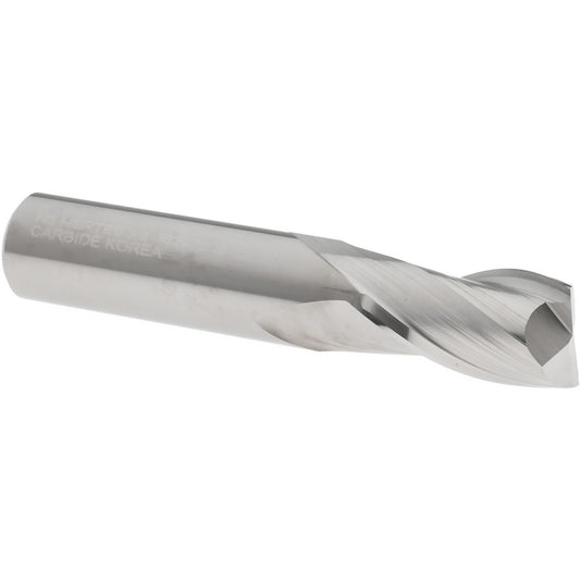 Hertel 88247606 Square End Mill 3/8" Dia, 5/8" LOC, 2 Flute, Solid Carbide