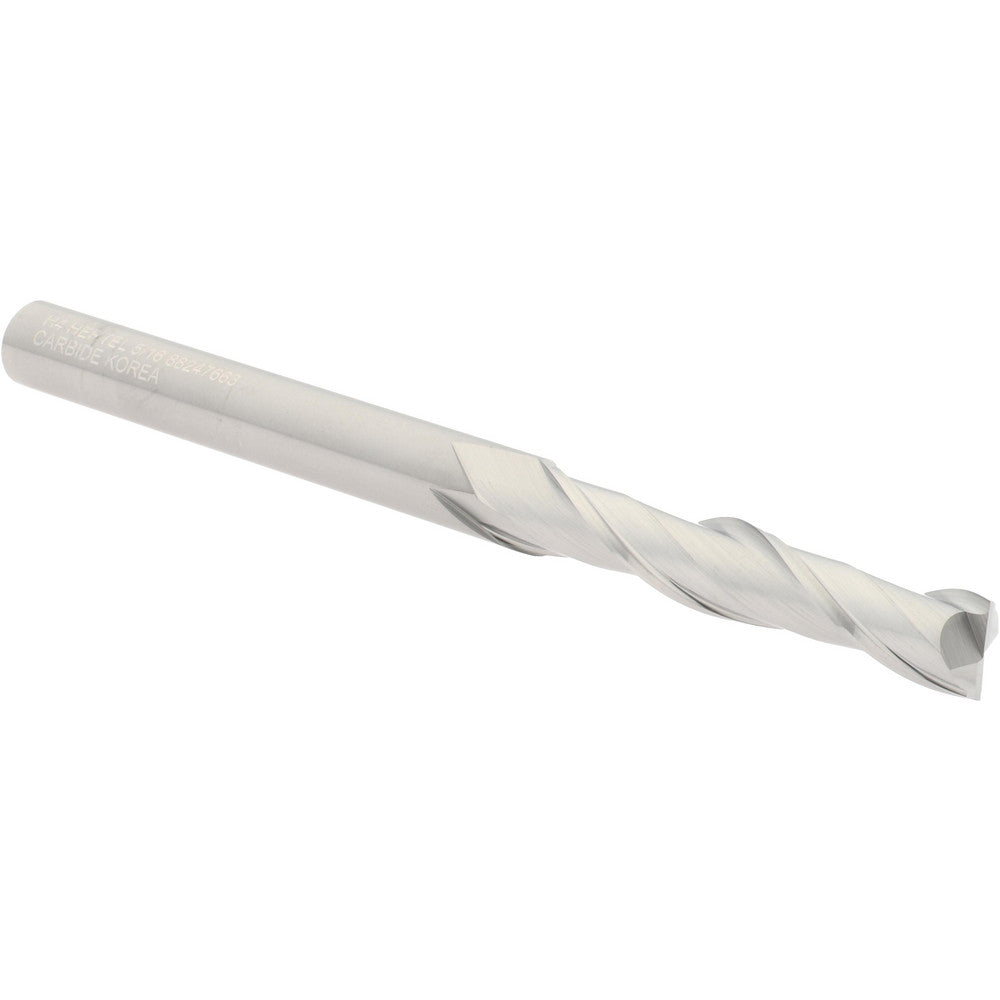 Hertel 88247663 Square End Mill 5/16" Dia, 1-5/8" LOC, 2 Flute, Solid Carbide