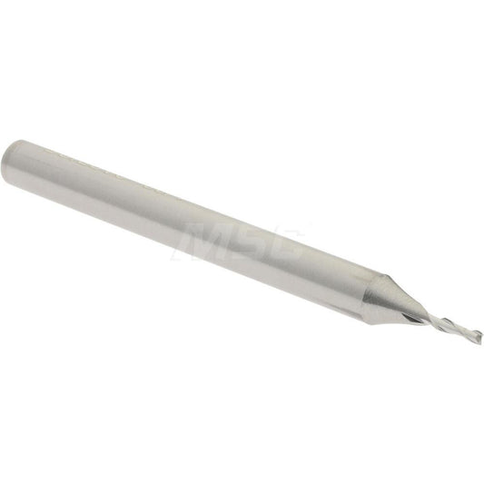 Hertel 88247689 Square End Mill 0.0313" Dia, 0.0781" LOC, 2 Flute, Solid Carbide