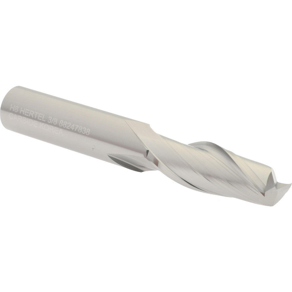 Hertel 88247838 Square End Mill 3/8" Dia, 1" LOC, 2 Flute, Solid Carbide