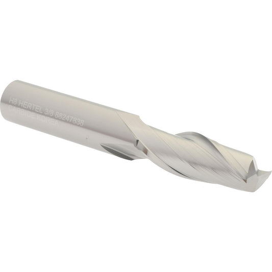 Hertel 88247838 Square End Mill 3/8" Dia, 1" LOC, 2 Flute, Solid Carbide