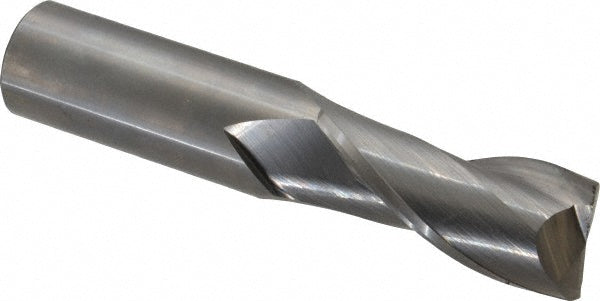 Hertel 88247994 Square End Mill 1" Dia, 2-1/4" LOC, 2 Flute, Solid Carbide