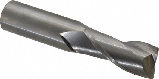 Hertel 88247994 Square End Mill 1" Dia, 2-1/4" LOC, 2 Flute, Solid Carbide