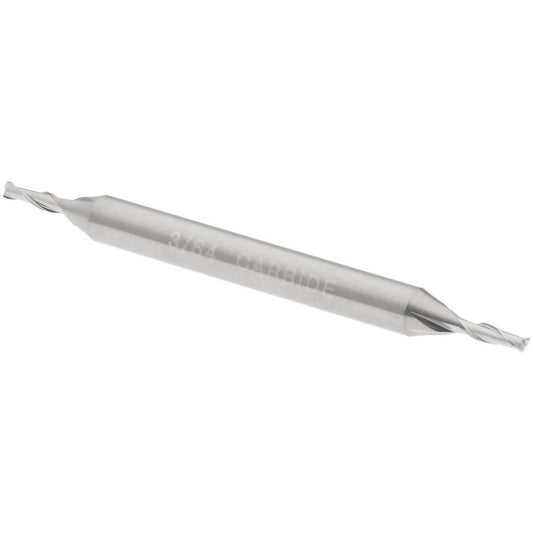 Hertel E5022003 Square End Mill 3/64" Dia, 3/32" LOC, 2 Flute, Solid Carbide