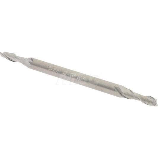Hertel E599924304 Square End Mill 3/32" Dia, 9/32" LOC, 2 Flute, Solid Carbide