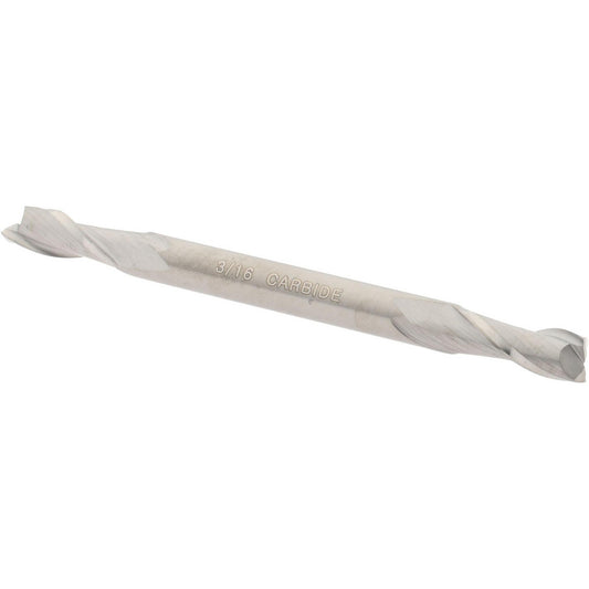 Hertel E599924308 Square End Mill 3/16" Dia, 1/2" LOC, 2 Flute, Solid Carbide
