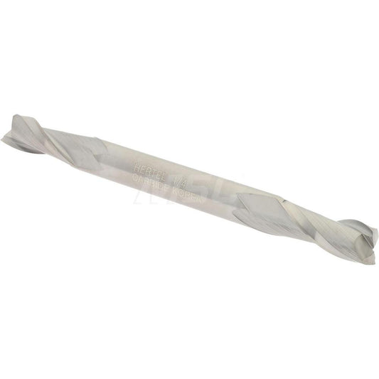 Hertel E599924311 Square End Mill 1/4" Dia, 5/8" LOC, 2 Flute, Solid Carbide