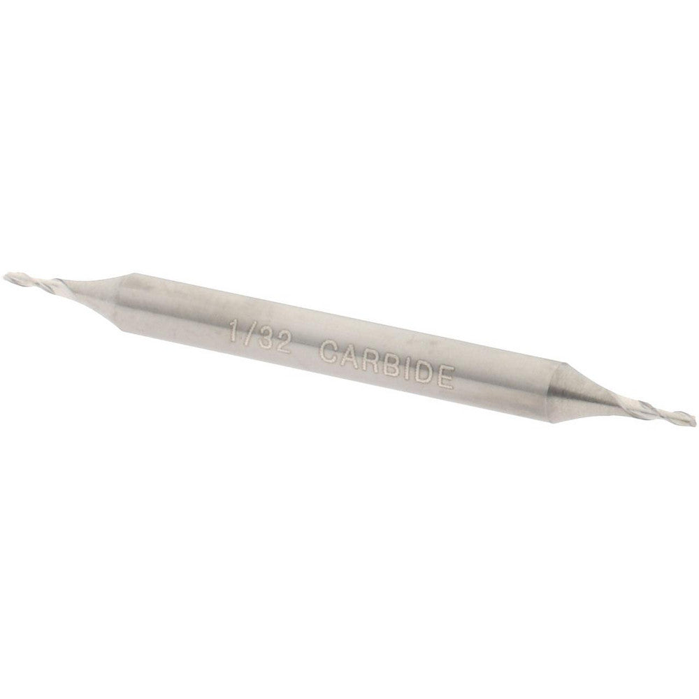 Hertel E5022002 Square End Mill 1/32" Dia, 1/16" LOC, 2 Flute, Solid Carbide