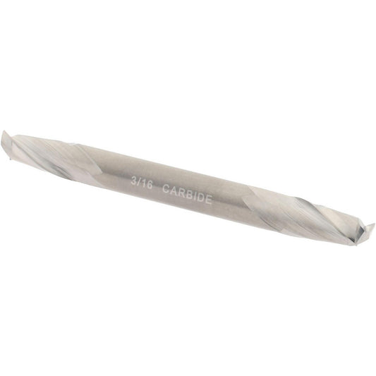 Hertel E5022012 Square End Mill 3/16" Dia, 3/8" LOC, 2 Flute, Solid Carbide