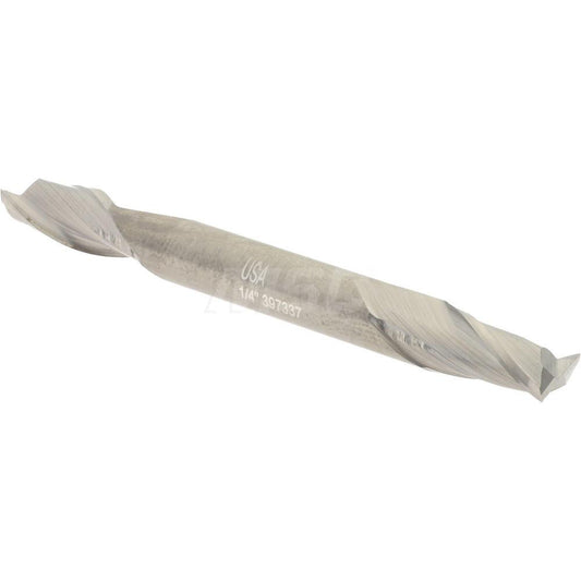 Hertel E5022016 Square End Mill 1/4" Dia, 1/2" LOC, 2 Flute, Solid Carbide