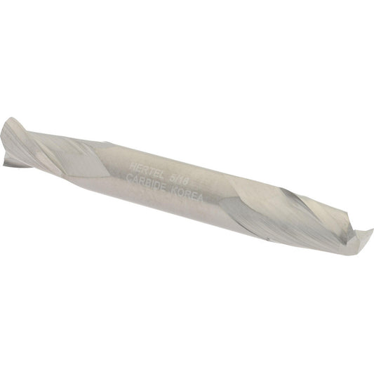 Hertel E5022020 Square End Mill 5/16" Dia, 1/2" LOC, 2 Flute, Solid Carbide