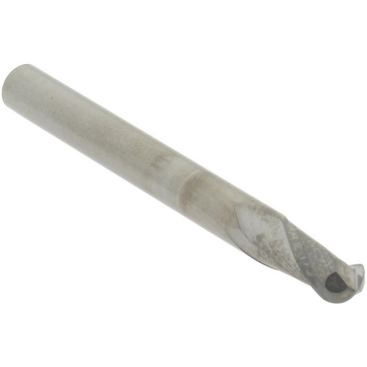 Hertel E599924481 Ball End Mill 3/16" Dia, 3/8" LOC, 2 Flute, Solid Carbide
