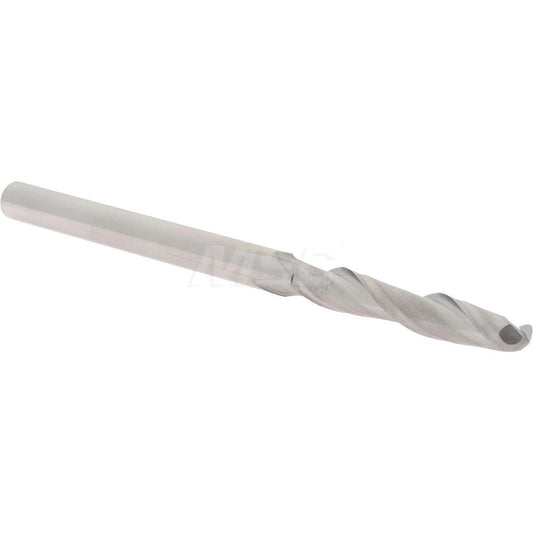 Hertel E5018016 Ball End Mill 1/4" Dia, 1-1/2" LOC, 2 Flute, Solid Carbide