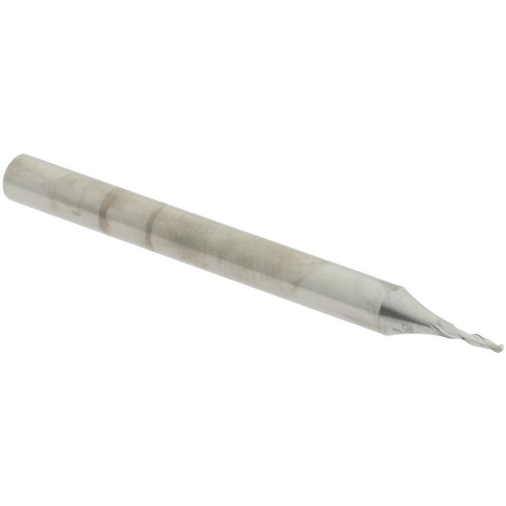 Hertel E599924480 Ball End Mill 1/32" Dia, 3/32" LOC, 2 Flute, Solid Carbide