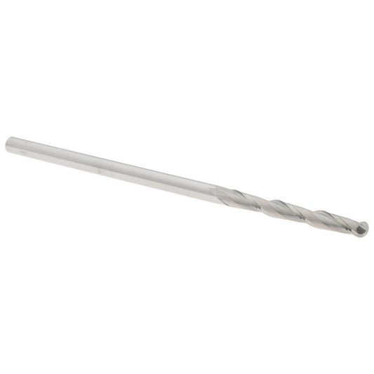 Hertel E5018008 Ball End Mill 1/8" Dia, 1" LOC, 2 Flute, Solid Carbide