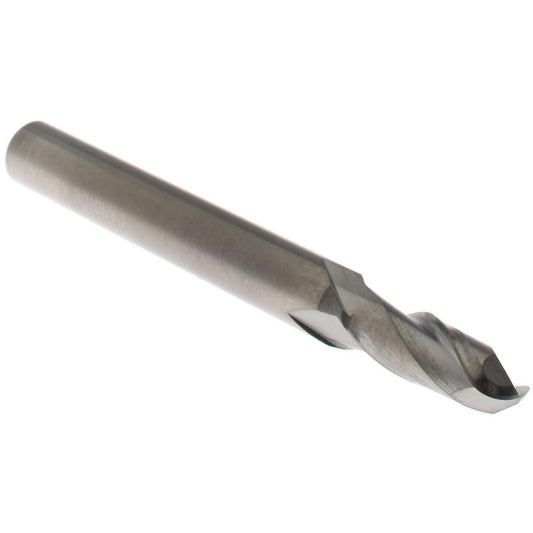 Hertel E5249014 Ball End Mill 7/32" Dia, 5/8" LOC, 2 Flute, Solid Carbide