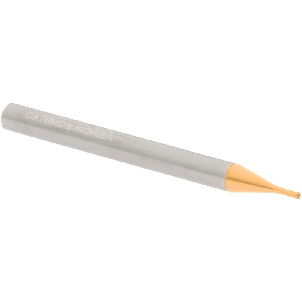 Hertel 88250089 Square End Mill 1/32" Dia, 3/32" LOC, 4 Flute, Solid Carbide