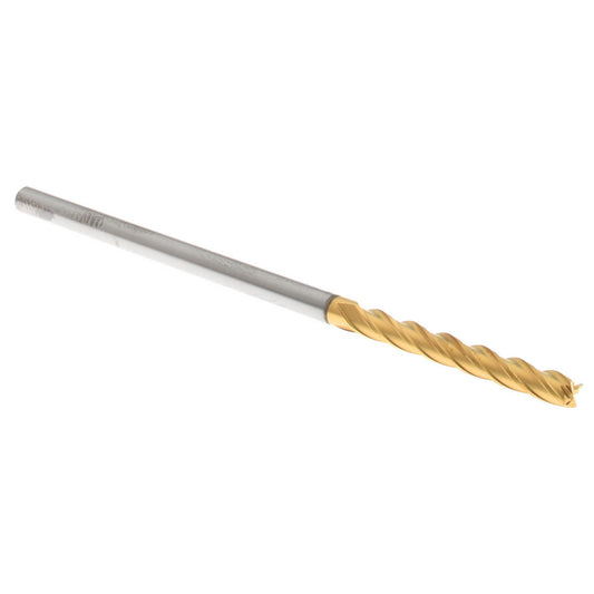 Hertel 88250139 Square End Mill 1/8" Dia, 1" LOC, 4 Flute, Solid Carbide