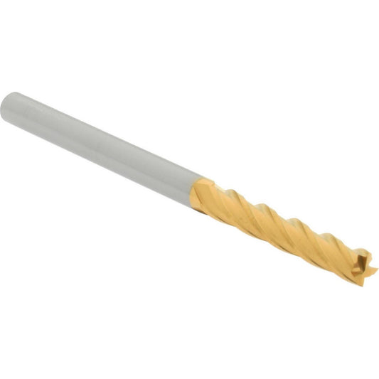 Hertel 88250162 Square End Mill 3/16" Dia, 1-1/8" LOC, 4 Flute, Solid Carbide
