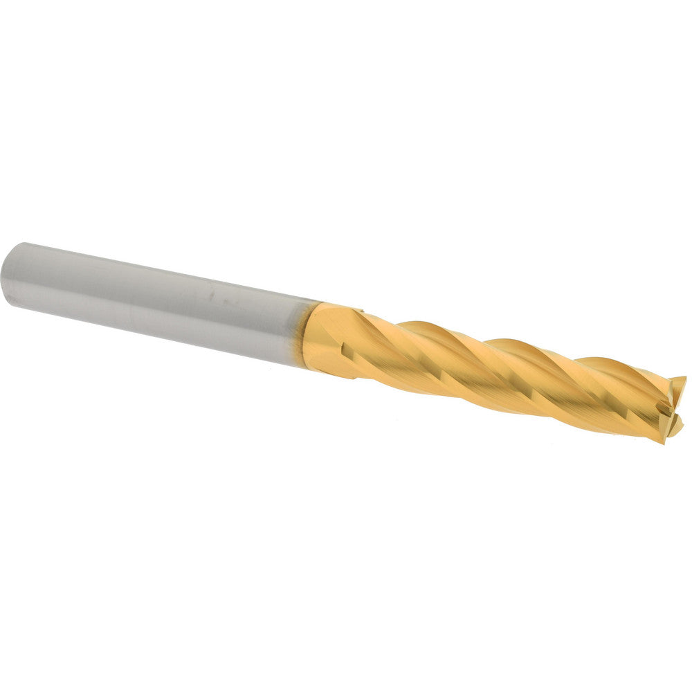 Hertel 88250253 Square End Mill 3/8" Dia, 1-3/4" LOC, 4 Flute, Solid Carbide