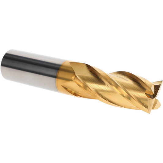 Hertel 88250402 Square End Mill 1" Dia, 2-1/4" LOC, 4 Flute, Solid Carbide