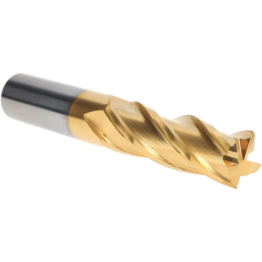 Hertel 88250410 Square End Mill 1" Dia, 3" LOC, 4 Flute, Solid Carbide