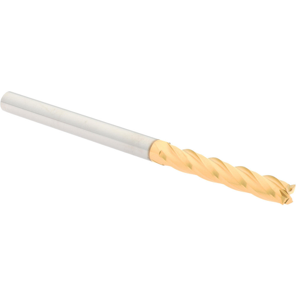 Hertel 88250444 Square End Mill 1/4" Dia, 1-1/2" LOC, 4 Flute, Solid Carbide