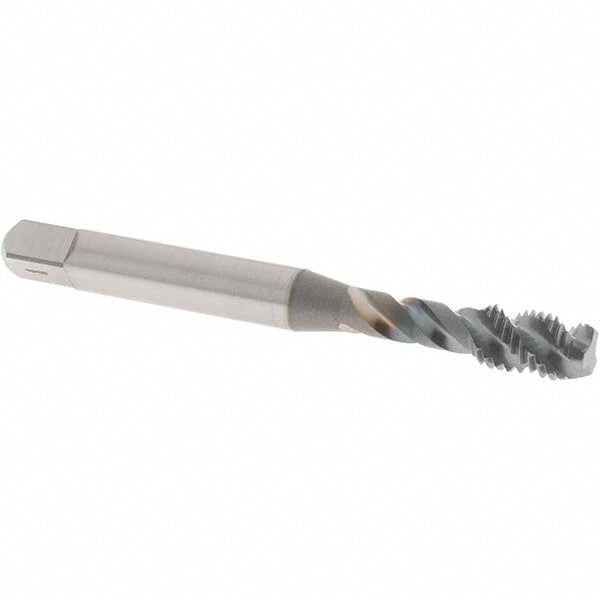 OSG 2940408 Spiral Flute Tap 1/4-28, UNF, 3 Flute, Modified Bottoming Chamfer, 3B Class of Fit, Vanadium High-Speed Steel, TiCN Finish
